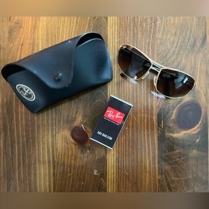 Ray Ban Aviator - Brown/Gold